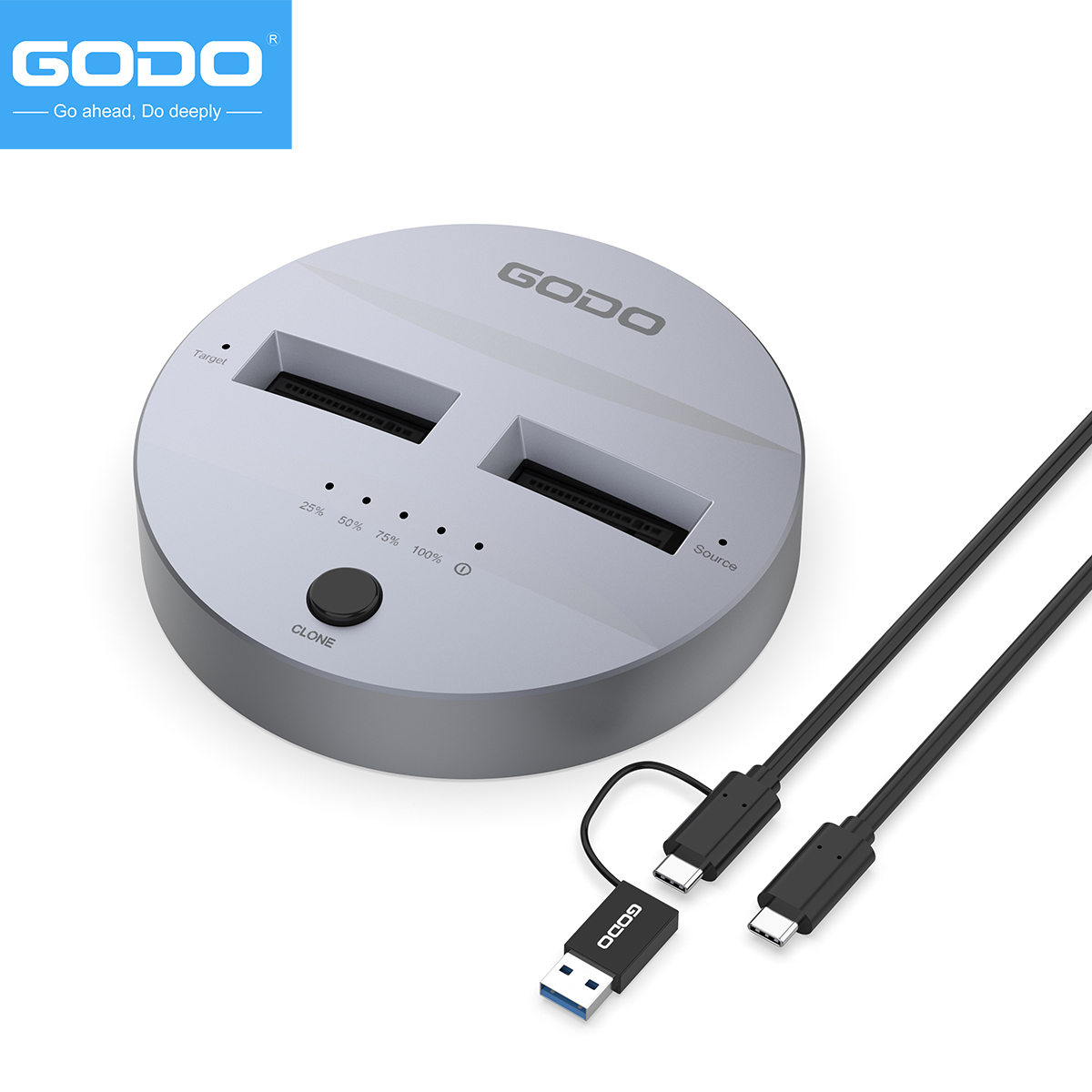 GODO NVMe/SATA M.2 Duplicator  - 8Tb M2 Nvme Ssd ulasan dan harga