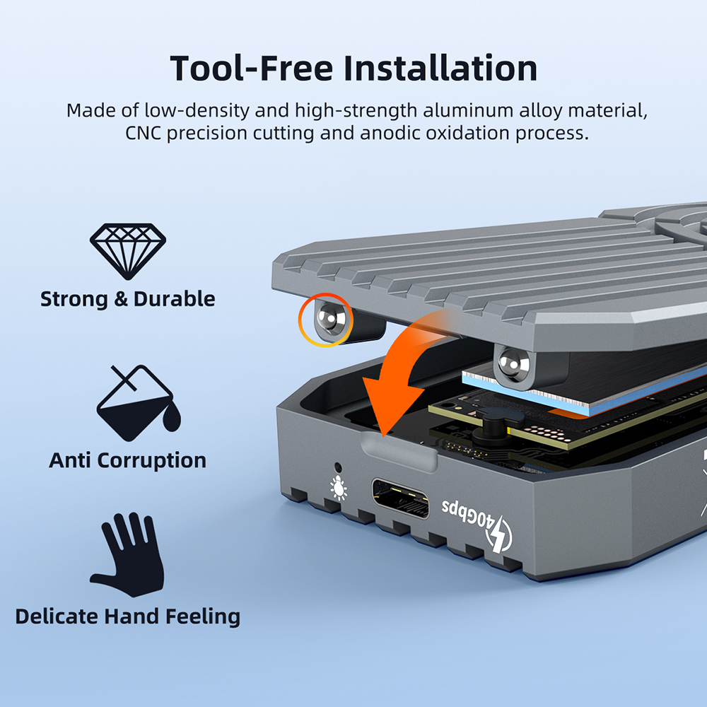 MAIWO 40Gbps External Hard Dri - 8Tb M2 Nvme Ssd ulasan dan harga