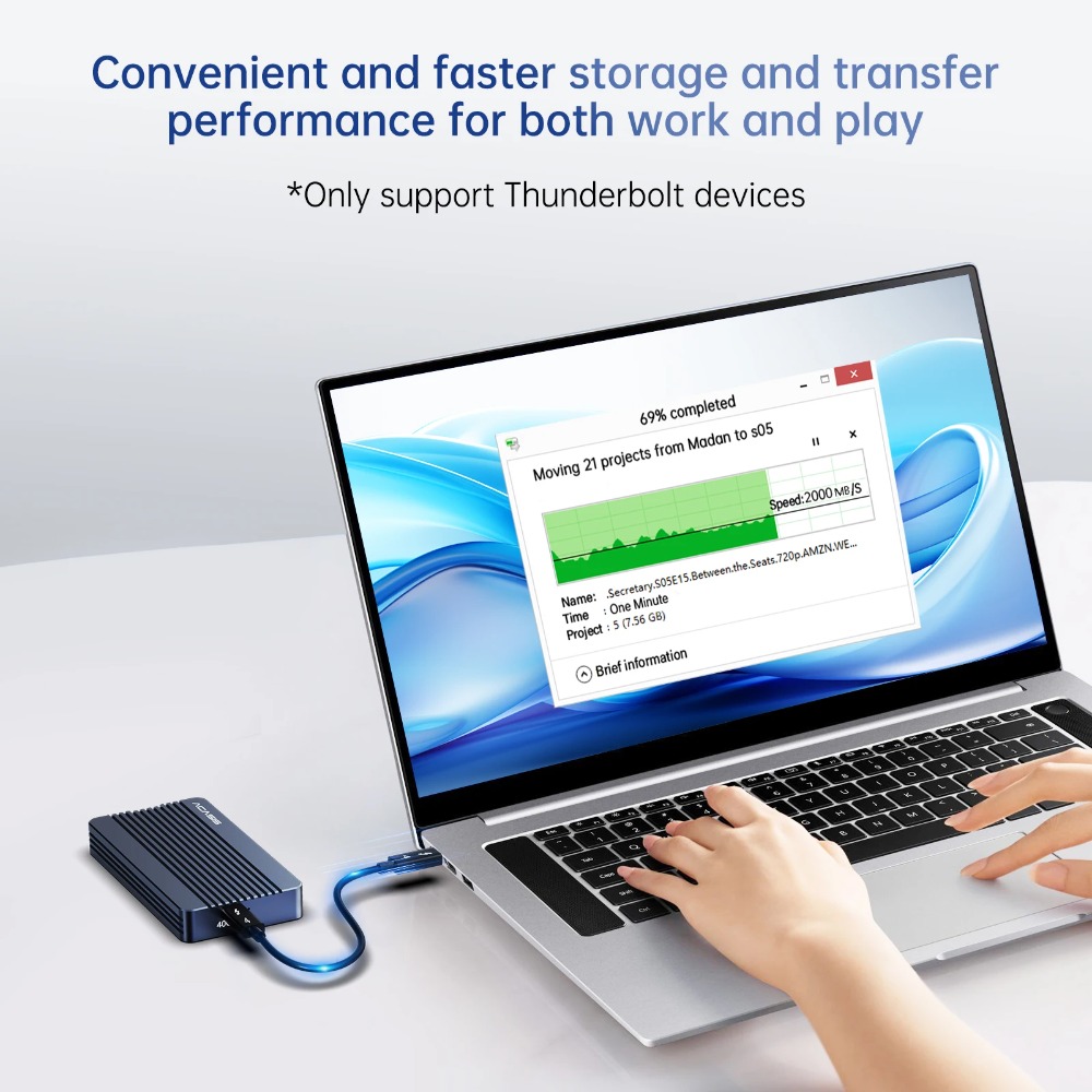 ACASIS 40Gbps M.2 NVMe SSD Enc - 8Tb M2 Nvme Ssd ulasan dan harga