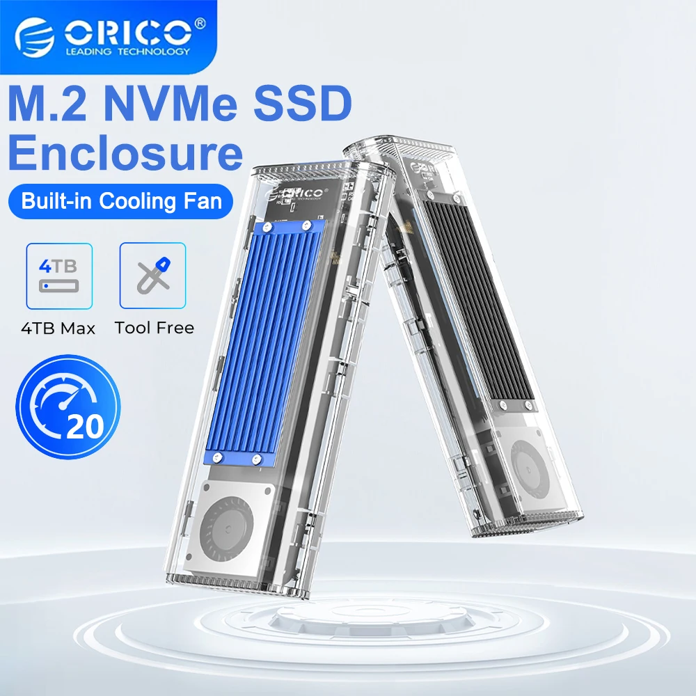 ORICO 20Gbps M.2 NVMe SSD Case - Thunderbolt 4 External Ssd 4Tb ulasan dan harga