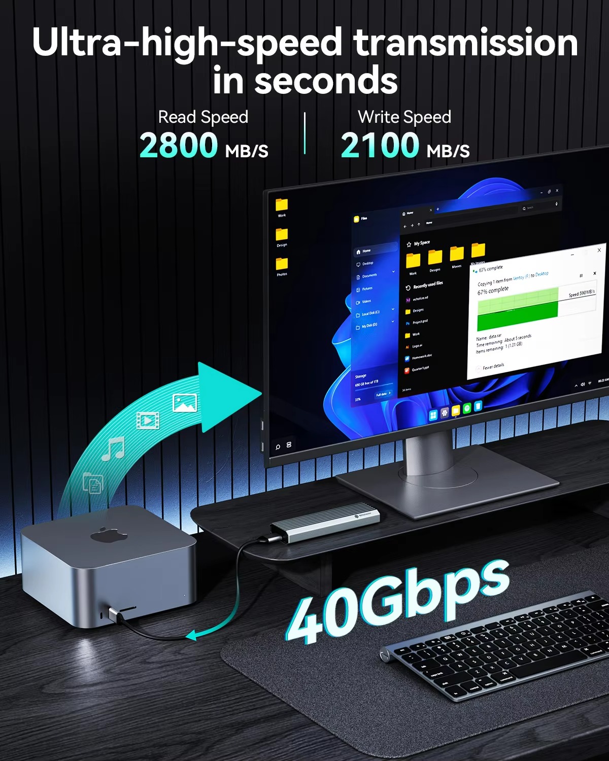 Yottamaster 40Gbps External Ha - Usb4 40Gbps External Ssd 8Tb ulasan dan harga